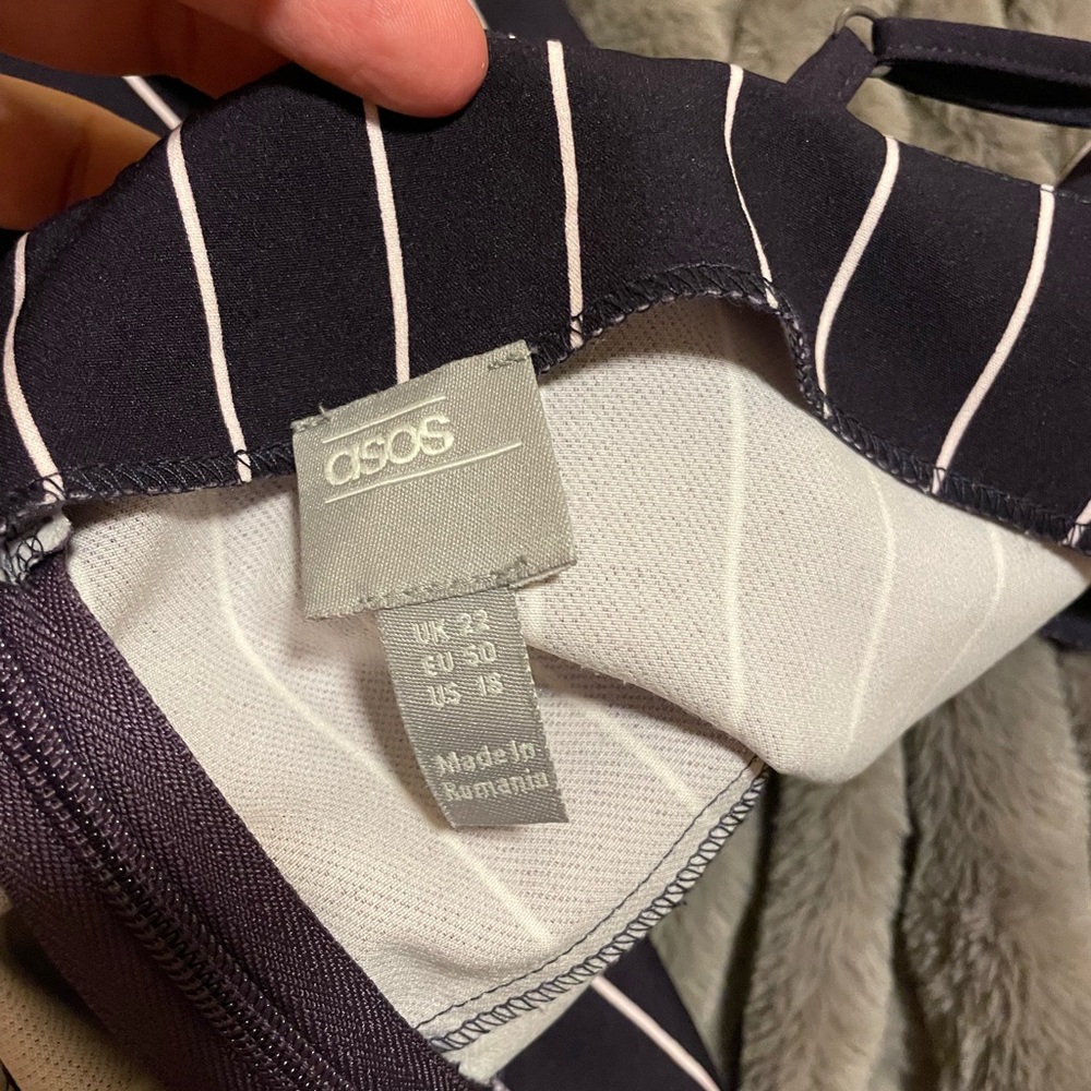 Asos Design Curve Wrap Jumpsuit With Self Belt In… - image 6